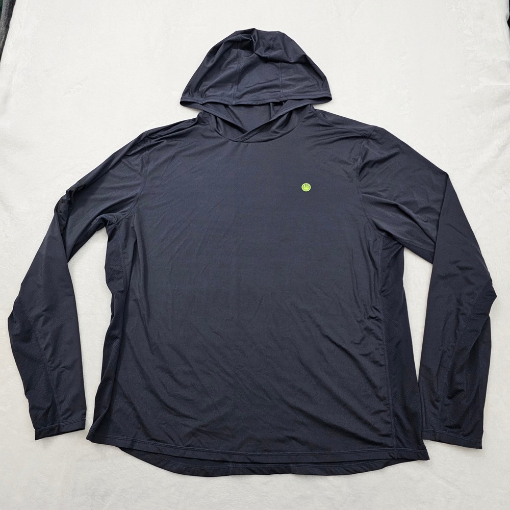 Beretta Performance Hoodie Mens XXL Black Green Sun Shirt Neck Gaiter Tactical - Picture 2 of 12